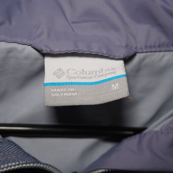 Columbia Womens Switchback III Roll-up Hood Rain Jacket in New Moon Size Medium - Picture 9 of 10